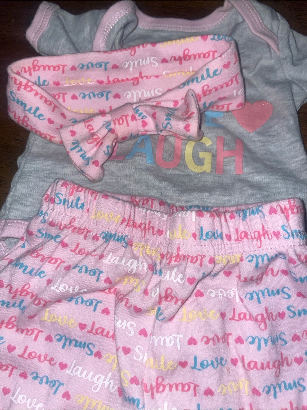Baby outfit with matching headband